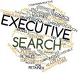 Word cloud for Executive search