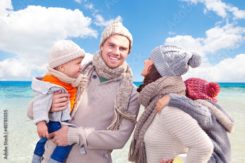 Photo: familie am strand familie am strand
