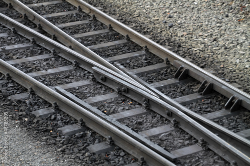 Photo: Schienen der Harzer Schmalspurbahn Schienen der Harzer Schmalspurbahn