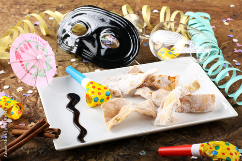 Photo: Carnival cakes on plate Carnival cakes on plate