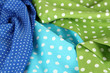 Color mottled fabrics close-up background