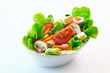 Fresh mixed green salad