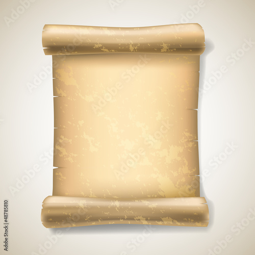 Vector: realistic ancient scrolls realistic ancient scrolls