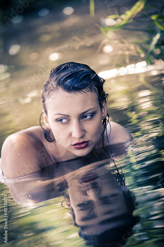 Photo: portrait in the water portrait in the water
