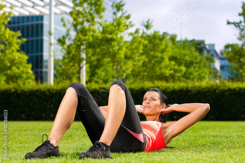 Photo: Urban sports - fitness in the city Urban sports - fitness in the city