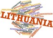 Word cloud for Lithuania