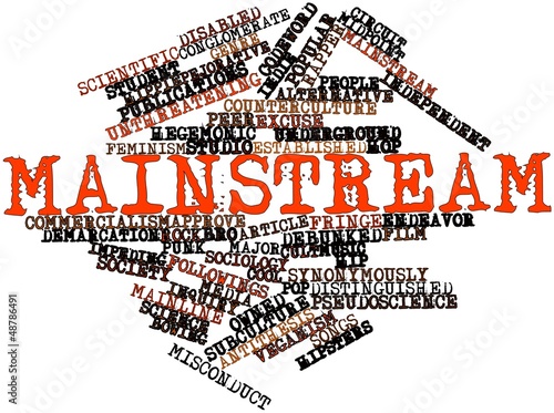 Illustration: Word cloud for Mainstream Word cloud for Mainstream