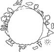 Earth glabal nature