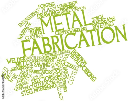 Illustration: Word cloud for Metal fabrication Word cloud for Metal fabrication