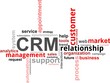 word cloud - crm
