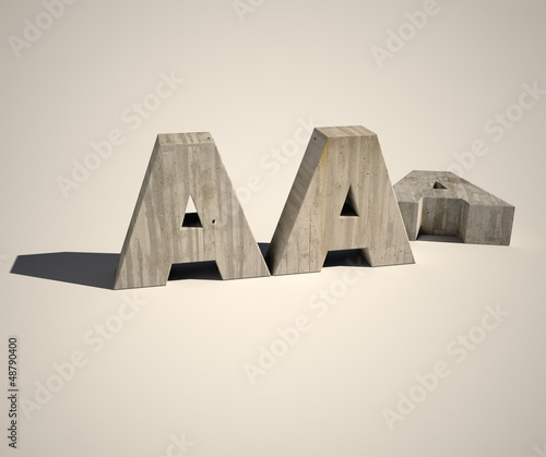 Illustration: Concrete A Concrete A