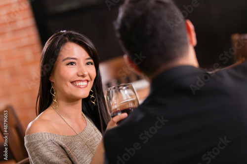 Photo: Couple at a restaurant Couple at a restaurant