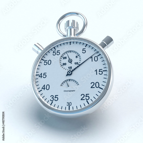 Illustration: Ticking stopwatch Ticking stopwatch
