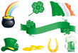 set icons for St. Patrick's Day