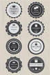 Vector: Retro badges set Retro badges set
