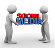 3d men with 'social media'