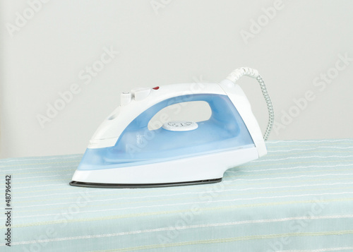 Photo: Modern steam iron the new technology for ironing Modern steam iron the new technology for ironing