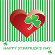 St. Patrick's Day abstract background.