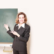 freundliche Lehrerin