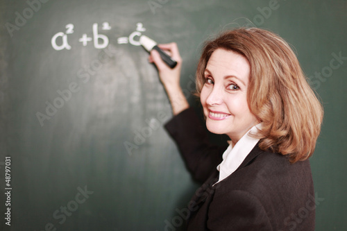 Photo: freundliche Lehrerin freundliche Lehrerin
