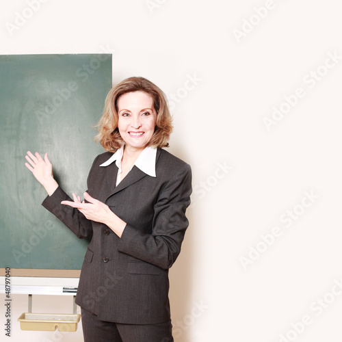 Photo: freundliche Lehrerin freundliche Lehrerin