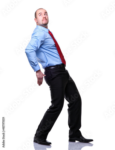 Photo: BUSINESSMAN in action BUSINESSMAN in action
