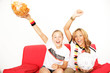 Frauen haben Spaß am Fußball