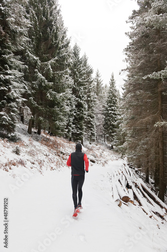 Photo: Winter trail running Winter trail running