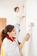 Photo: painting the wall painting the wall