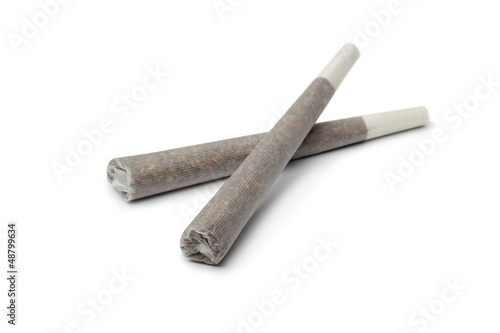 Photo: Two reefers ready to smoke Two reefers ready to smoke