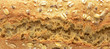 loaf of seeded rye (detail)