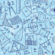 Mathematics seamless pattern