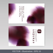 Business Card Set. Vector illustration