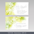 Business Card Set. Vector illustration