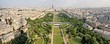 View of champ de mars park with military school