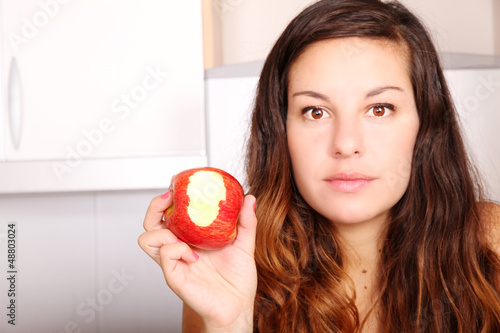 Photo: Apfel essen Apfel essen