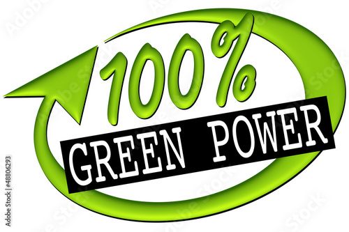 Illustration: 100% Green Power 100% Green Power
