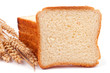 White bread and wheat ears
