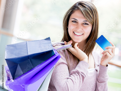 Photo: Shopping by credit card Shopping by credit card