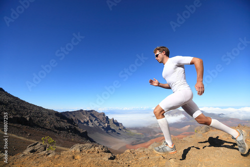 Photo: Running sport runner man Running sport runner man