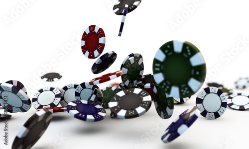 Illustration: poker chips poker chips