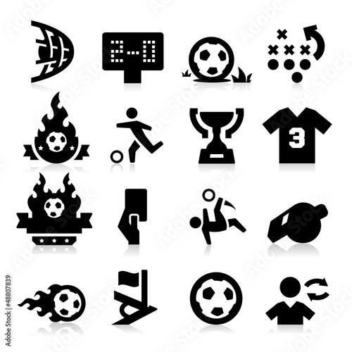 Vector: Soccer Icons Soccer Icons