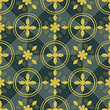 Seamless decorative ornamental pattern