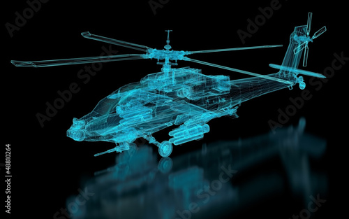 Illustration: Helicopter Mesh Helicopter Mesh