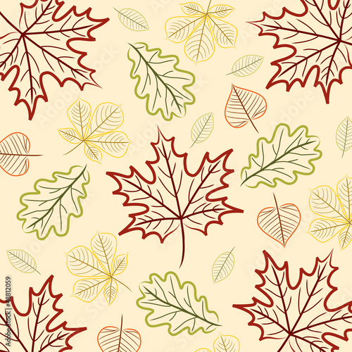 Vector: Hand drawn leaf Thanksgiving/Autumn card in vector format. Hand drawn leaf Thanksgiving/Autumn card in vector format.