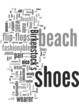 Beach Shoes are the New Summer Fashion Trend Concept
