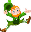 Vector: Happy Leprechaun Happy Leprechaun