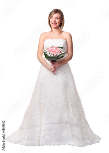 Photo: bride on white bride on white