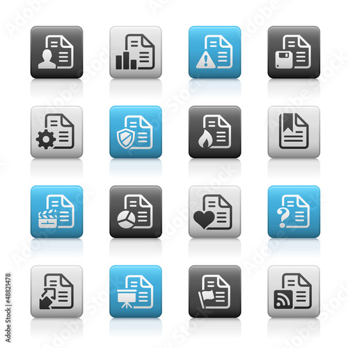 Vector: Documents Icons - 2 // Matte Series Documents Icons - 2 // Matte Series