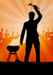 Vektor: Grillparty Grillparty